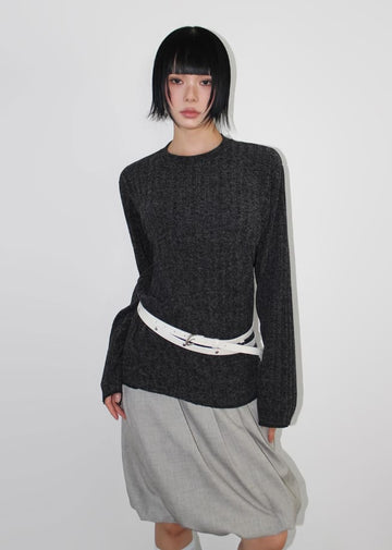 WIDE RIBBED KNIT